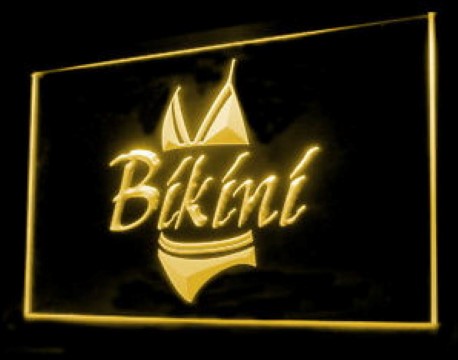 Bikini Swimming Suit Beachwear Shop LED Neon Sign